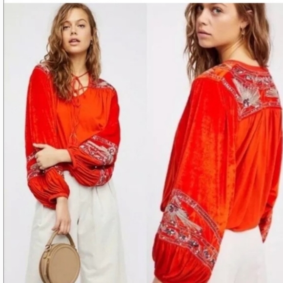 Free People Tops - Free people Hearts Aflame Top